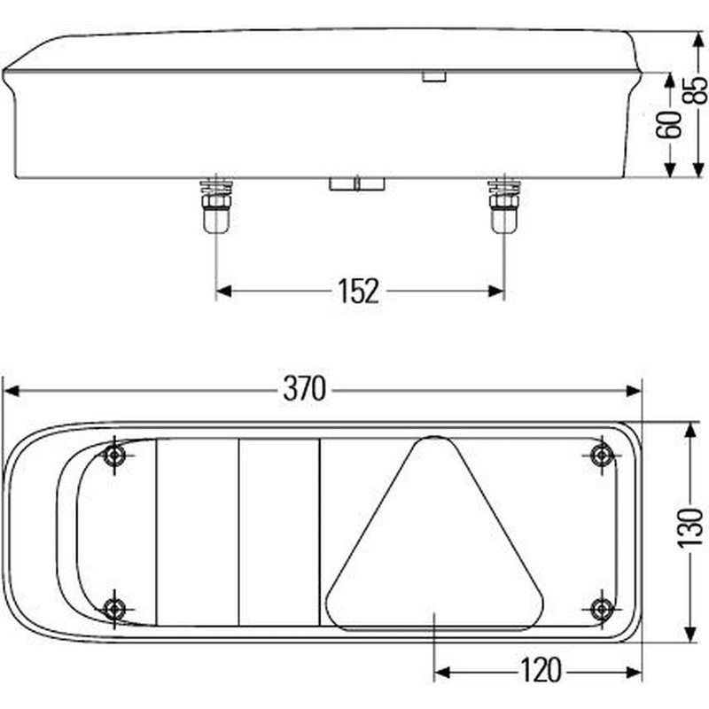 Hella Tail Light / Lamp R10W Left