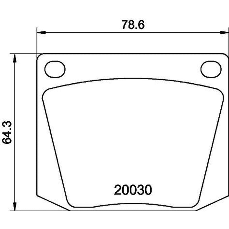 Mintex Front Brake Pad Set fits Marcos 1600 1969-1970 1.6