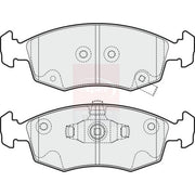 Apec Front Brake Pad Set fits Chrysler Ypsilon 2011-2021 0.9 1.2 1.3