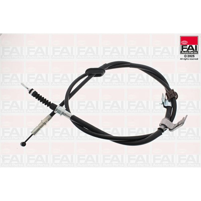 FAI Handbrake Cable Left Rear fits Honda Jazz II 2002-2008 1.2 1.3 1.4