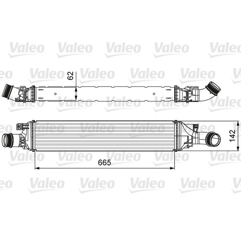 Valeo Intercooler (Charge Air Cooler) 818643