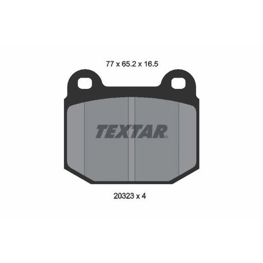 Textar Front Brake Pad Set 2032303
