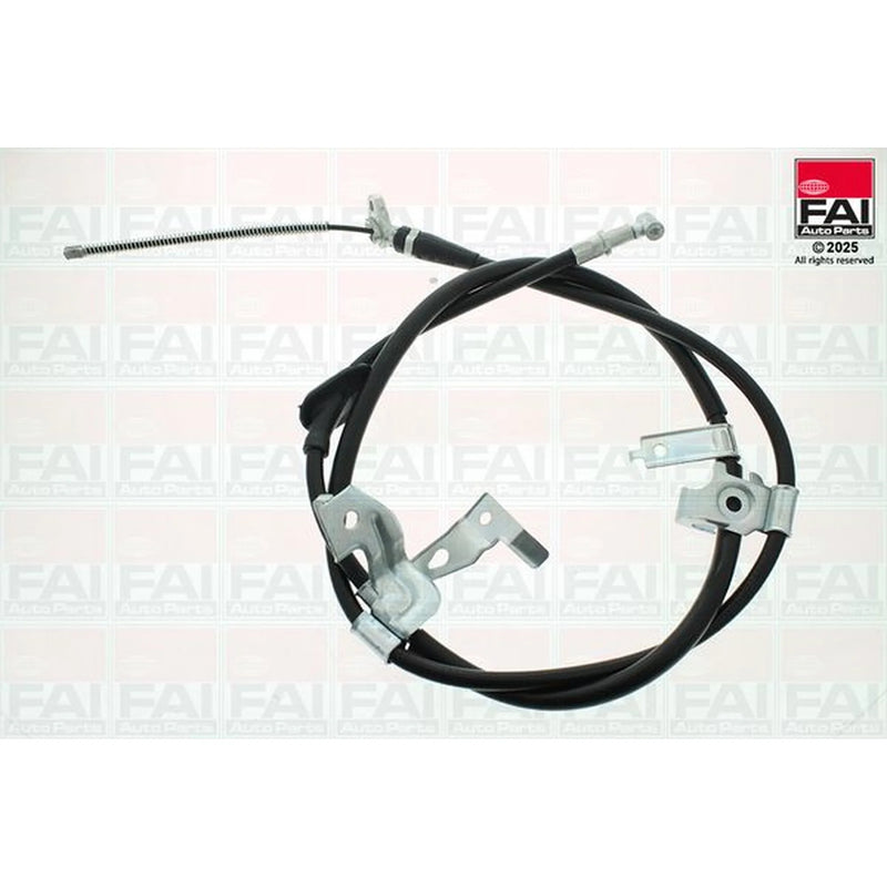 FAI Handbrake Cable Left Rear fits Fiat Sedici 2006-2014 1.6 1.9