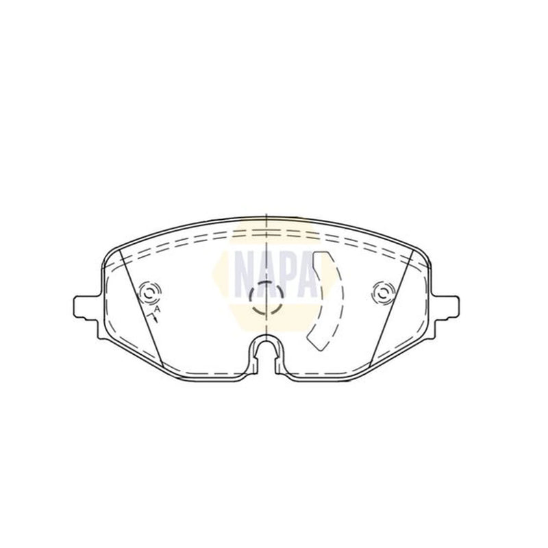 NAPA Front Brake Pad Set fits Audi A3 2019-2020