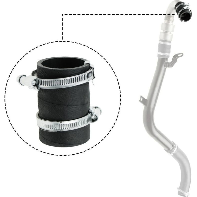 Gates Intercooler Turbo Charge Air Hose 75mm fits Ford C-Max 2007-2010 2.0