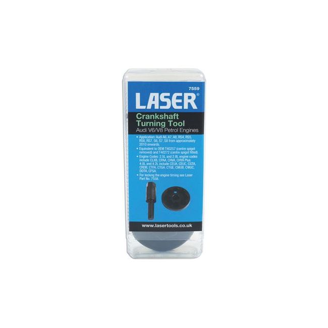 Laser Crankshaft Turning Tool - for Audi V6, V8 Petrol 7559 Laser - Dynamic Drive