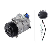 Hella Air Conditioning Compressor fits Mercedes-Benz C-Class 2002-2014