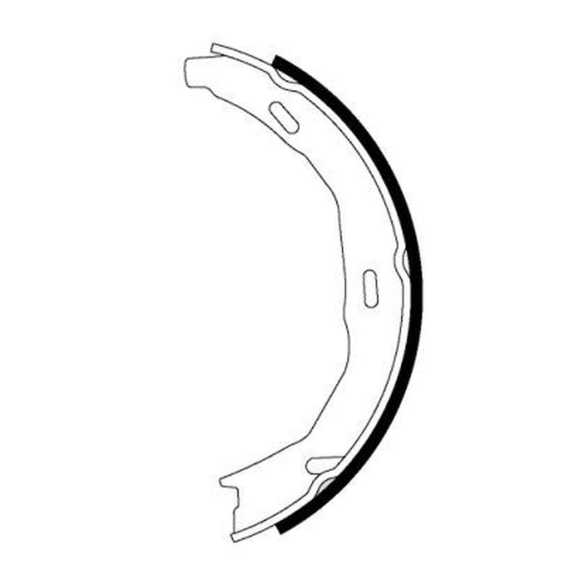 Mintex Parking Brake Shoe Set fits Mercedes-Benz C-Class 2007-2014