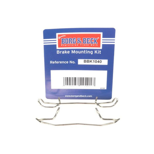 Borg & Beck Brake Pad Accessory Fitting Kit Front BBK1040