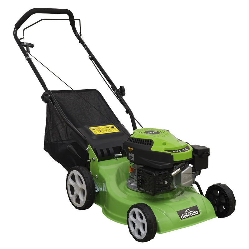 Dellonda 132cc 16"/40cm Hand-Propelled Petrol Lawnmower - 4-Stroke Dellonda  - Dynamic Drive