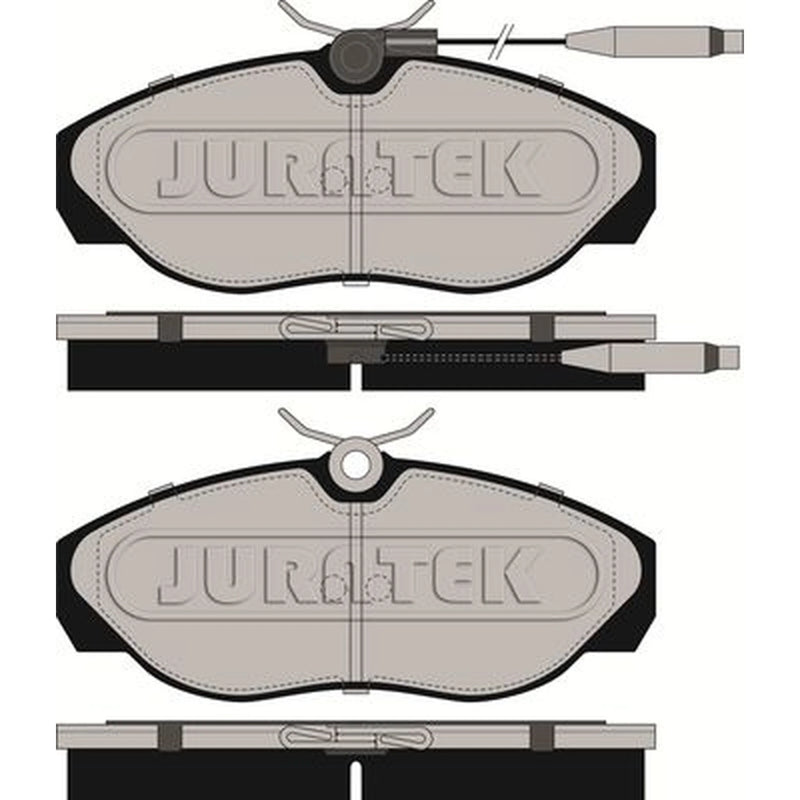 Juratek Front Brake Pad Set fits Citroën Relay I 1994-2002 1.9 2.0 2.5 2.8