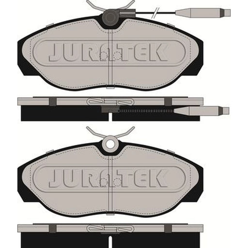 Juratek Front Brake Pad Set fits Citroën Relay I 1994-2002 1.9 2.0 2.5 2.8