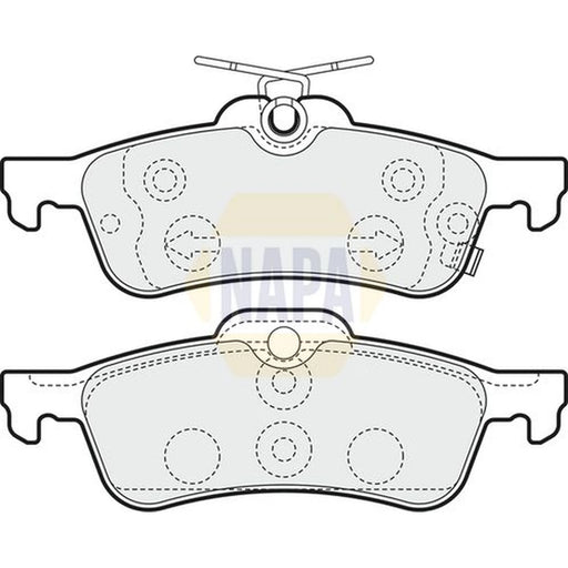NAPA Rear Brake Pad Set NBP1566