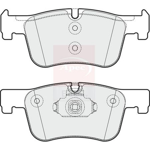 Apec Front Vented & Rear Vented Brake Discs & Pads fits BMW 3 2011-2018