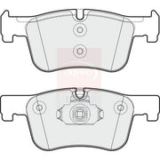 Apec Front Brake Pad Set fits BMW 1 Sports Hatch 2011-2019