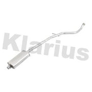 Klarius Box With Centre Pipe Centre fits Peugeot 206 Cc 2000-2007 1.6
