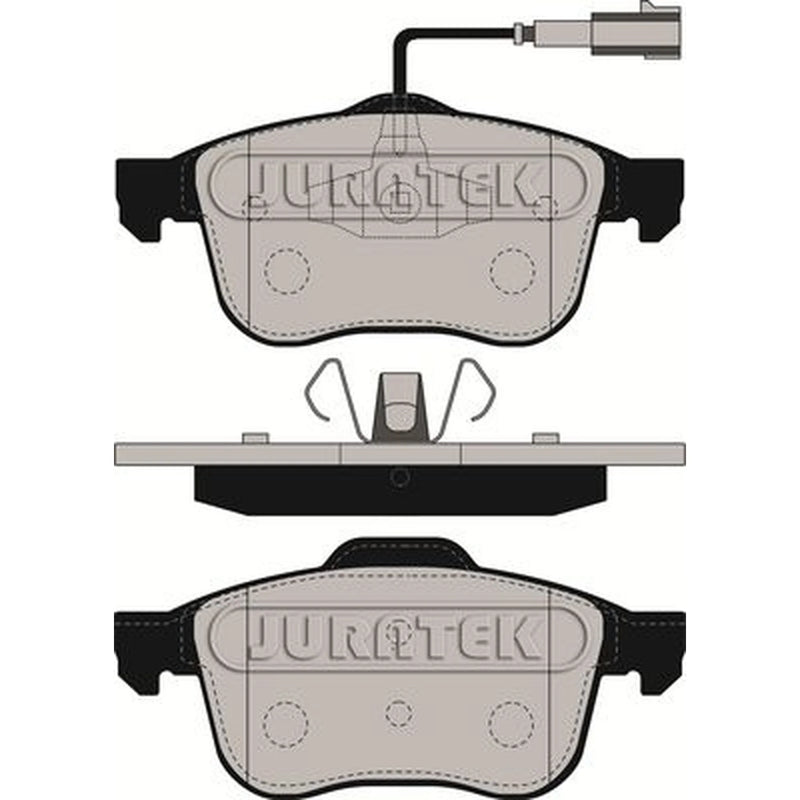 Juratek Front Brake Pad Set fits Alfa Romeo Giulietta 2010-2020 1.4 2.0