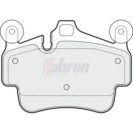 Fahren Front Brake Pad Set FBP4270