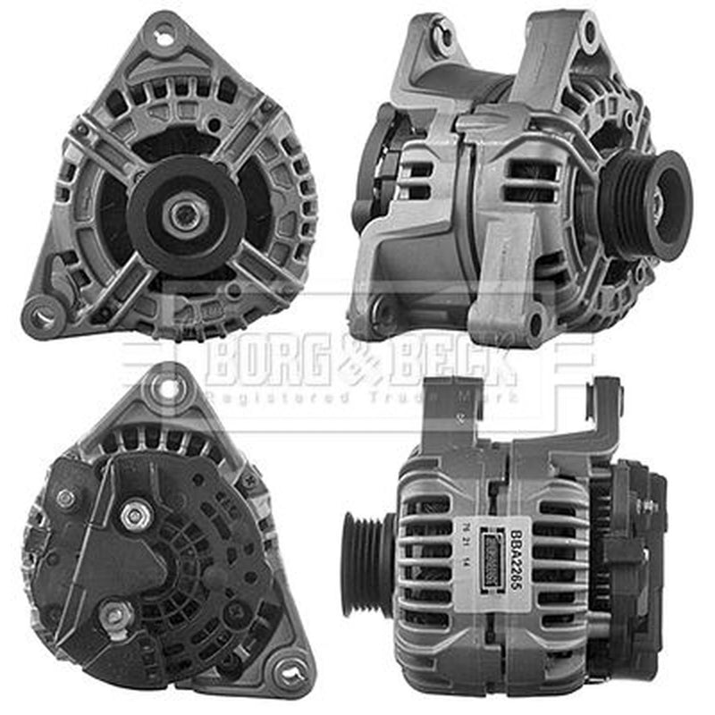Borg & Beck Car Alternator 12V fits Opel Astra G 2000-2005 1.2