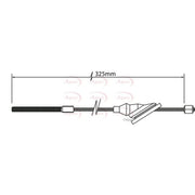 Apec Handbrake Cable Front fits Ford Focus I 1998-2004 1.4 1.6 1.8 2.0