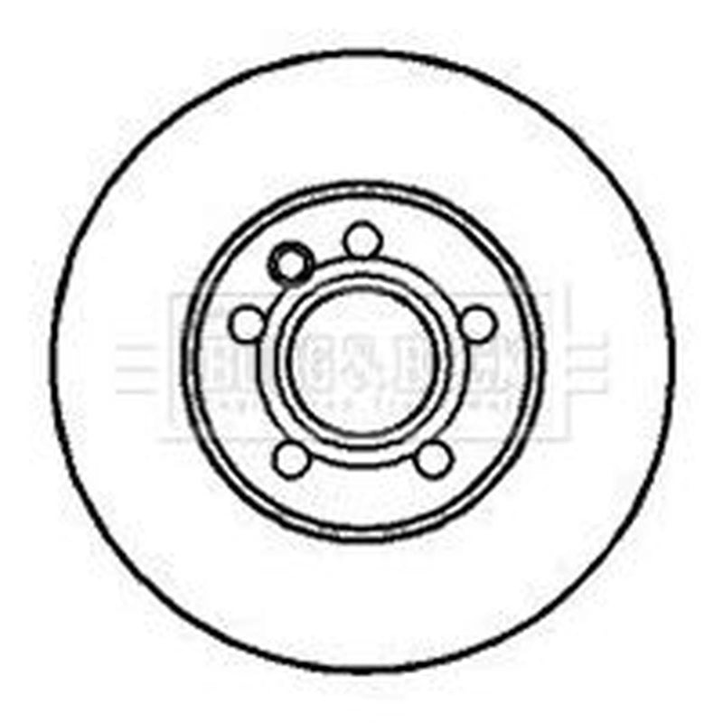 Borg & Beck Front & Rear Brake Discs & Pads fits Ford Galaxy 2000-2006 1.9