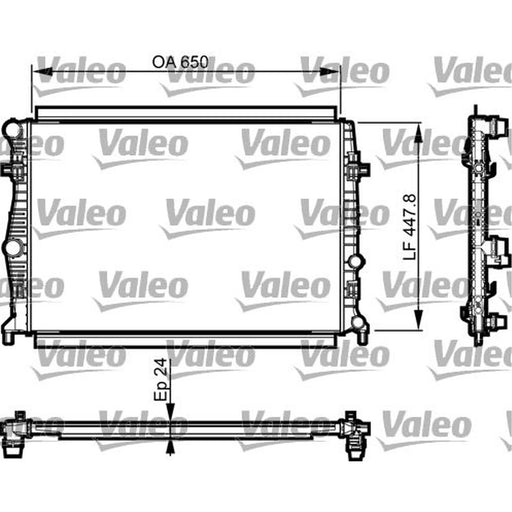 Valeo Engine Radiator 735556