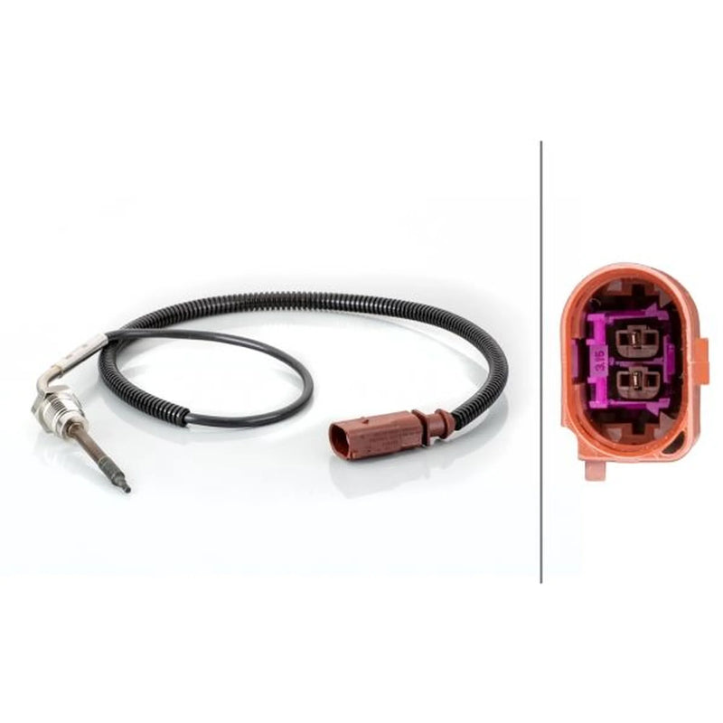 Hella Exhaust Gas Temperature Sensor before soot particulate fil fits Audi A4 B7