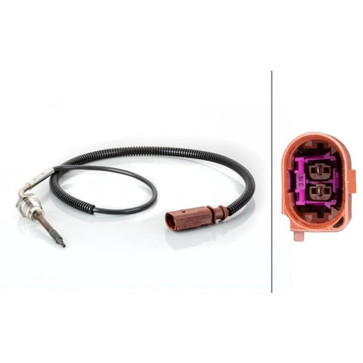 Hella Exhaust Gas Temperature Sensor before soot particulate fil fits Audi A4 B7