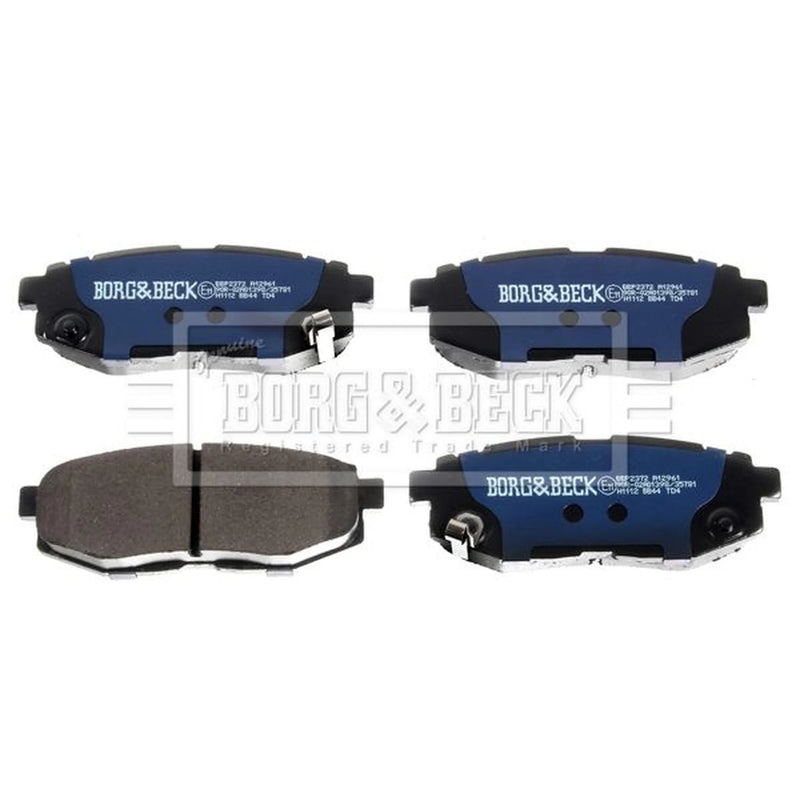 Borg & Beck Front & Rear Brake Discs & Pads fits Subaru Outback 2009 on 3.6