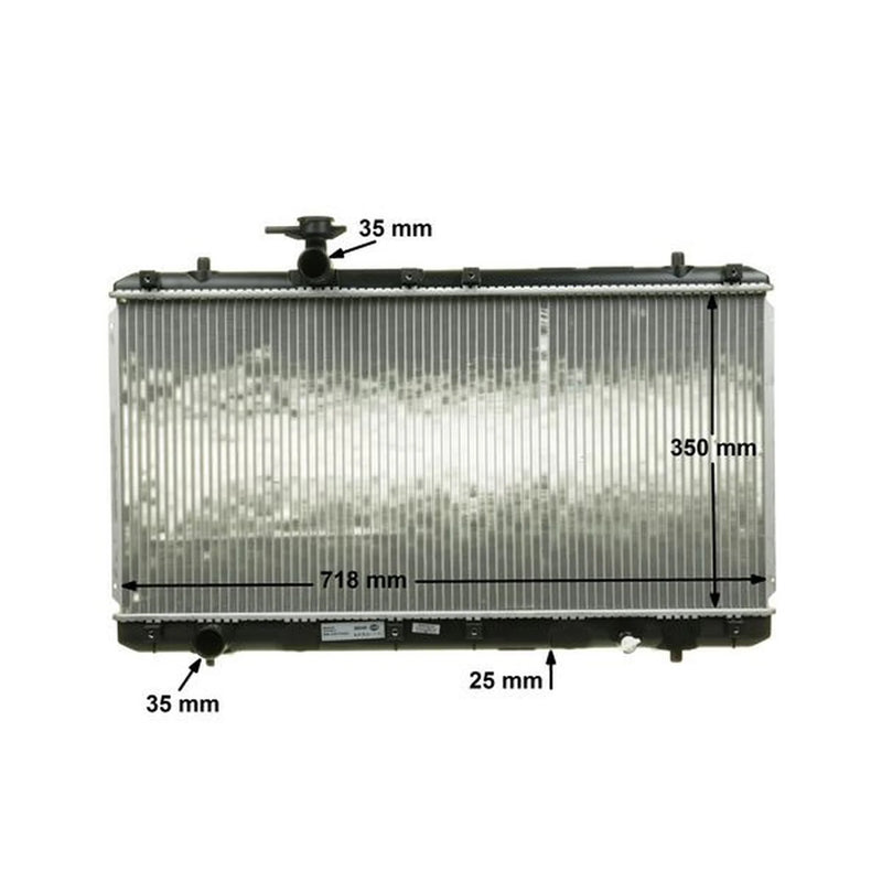 Mahle Engine Radiator fits Suzuki Liana 2001-2007 1.3 1.4 1.6