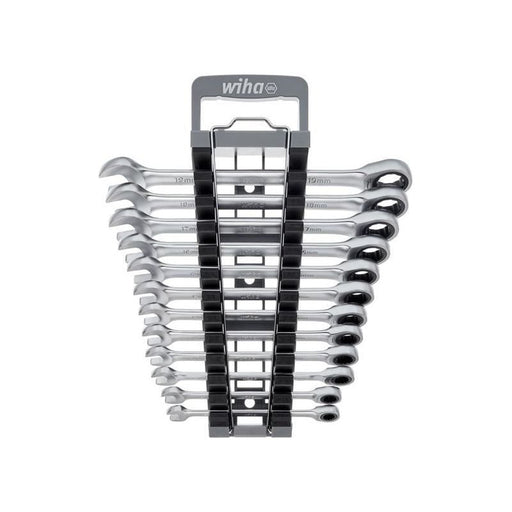 Wiha Ring Ratchet Spanner Set, 12 Piece Wiha - Dynamic Drive
