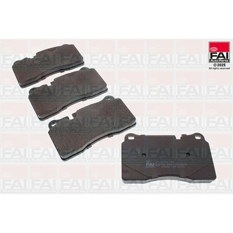 FAI Front Brake Pad Set fits VW Touareg 2002-2018 3.0 3.2 3.6 4.2