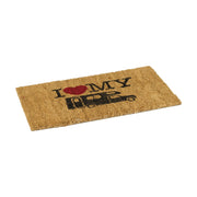 MDS1203 Reimo I Love My Motorhome Coconut door Mat 51649 UK Camping And Leisure - Dynamic Drive