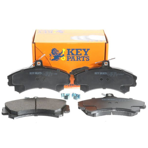 Key Parts 4 x Front Brake Pad Set fits Mitsubishi Carisma 1995-2006 1.6 1.8 1.9