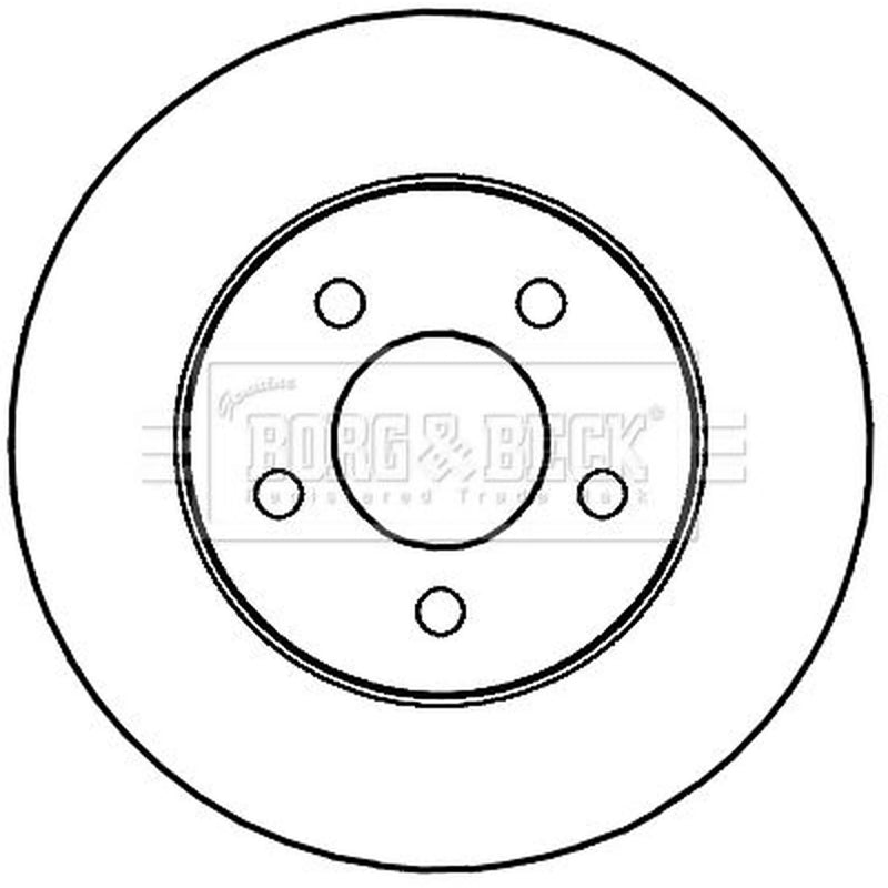 Borg & Beck Front & Rear Brake Discs & Pads fits Jeep Cherokee 2001-2004 2.4 3.7