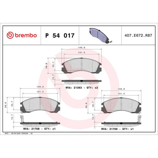 Brembo Front Brake Discs & Pads fits Mitsubishi Eclipse 1991-1995 2.0