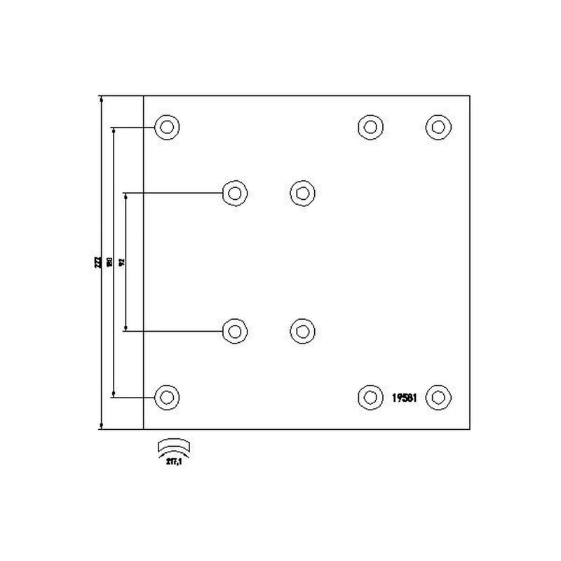 Textar Textar Cv Brake Lining Set 1958107 81502210236 1958107