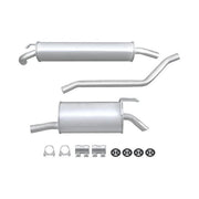 Hella End Silencer Rear fits Fiat Multipla 1999-2004 1.6