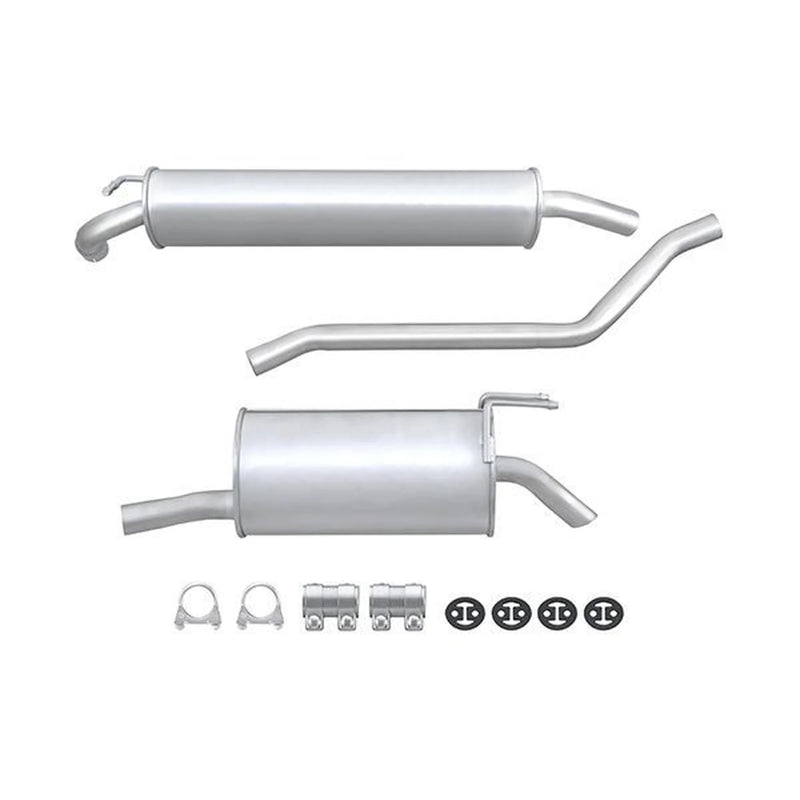 Hella End Silencer Rear fits Fiat Multipla 1999-2004 1.6