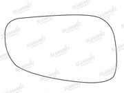 Summit Stick-On Aspheric Mirror Glass fits Volvo S60 V70 00 on RHS Summit - Bars 4 Cars