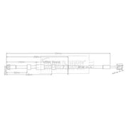 Borg & Beck Brake Hydraulic Hose Line Front BBH8941
