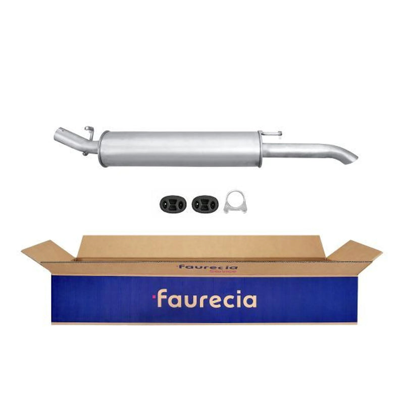 Hella End Silencer Rear fits Opel Vectra A 1988-1995 1.6 1.7