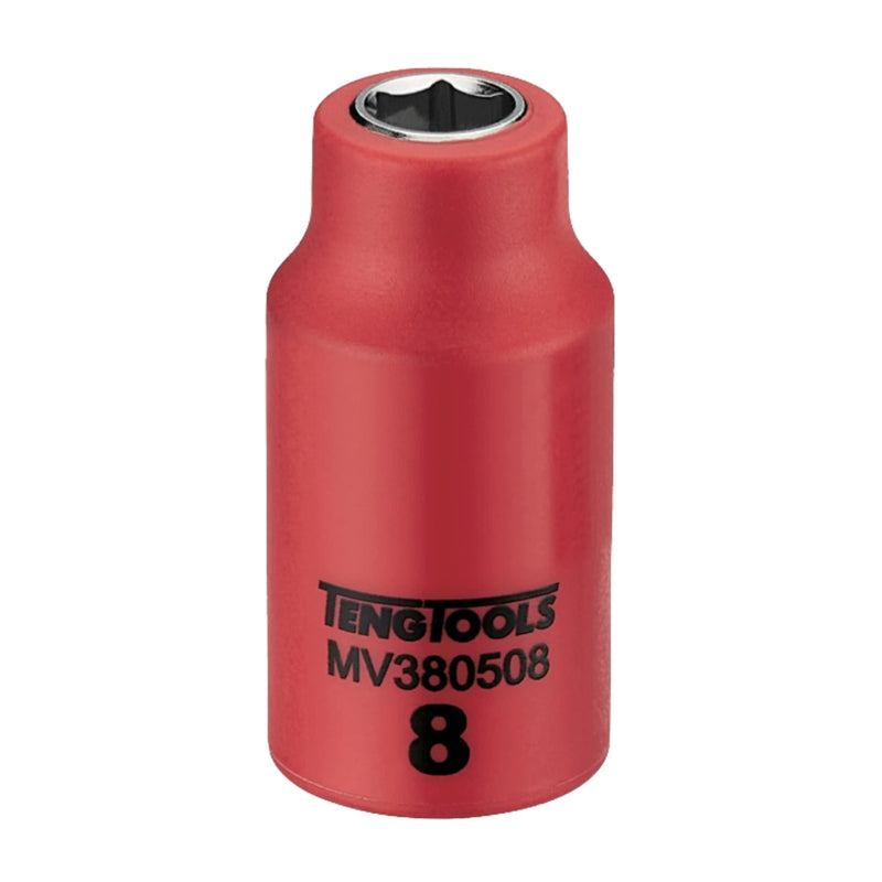 Teng Tools 3/8" Insulated Socket 8mm Teng Tools - Dynamic Drive