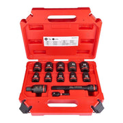 Milwaukee 1/2Dr Impact Socket Set Std 10-24mm 13Pc 4932480456 Milwaukee - Dynamic Drive