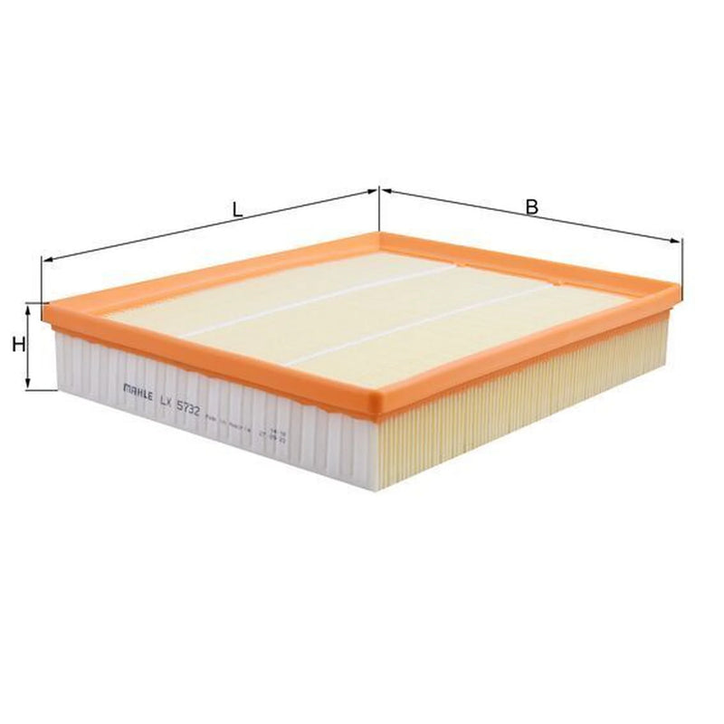 Mahle Engine Air Filter fits Ford Ranger 2018-2019 2.0
