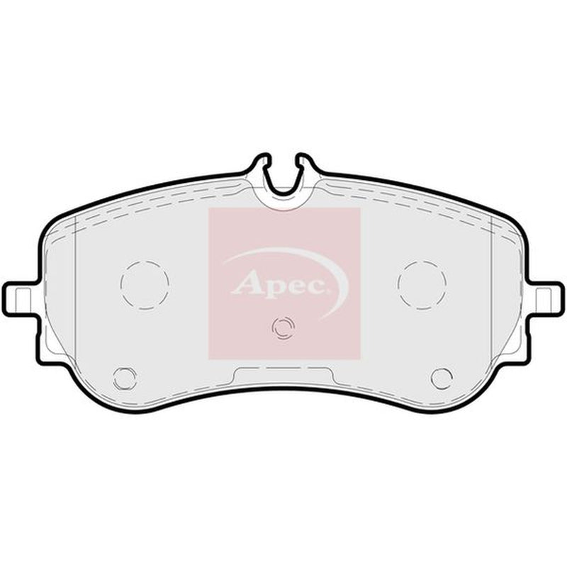Apec Rear Brake Pad Set fits Man Tge 2017-2024 2.0