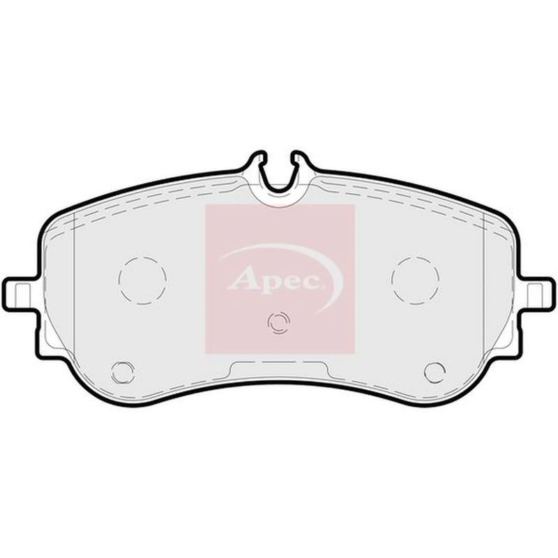 Apec Rear Brake Pad Set PAD2229