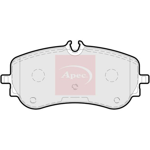 Apec Rear Brake Pad Set fits Man Tge 2017-2024 2.0