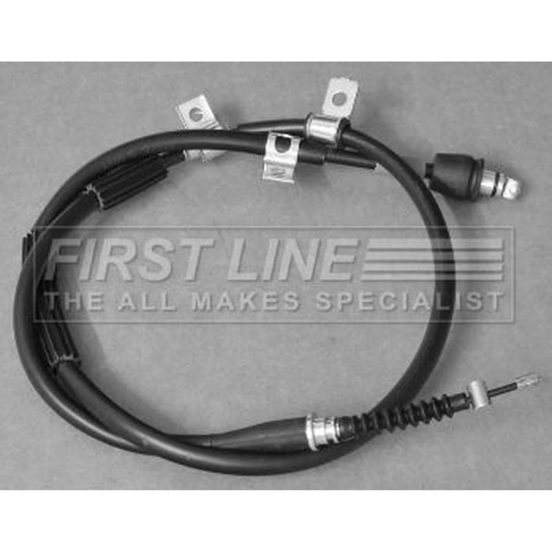 First Line Handbrake Cable Right Rear fits Hyundai Coupe II 2001-2009