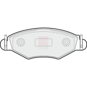 Apec Front & Rear Pads fits Peugeot 206 1998-2012 1.4
